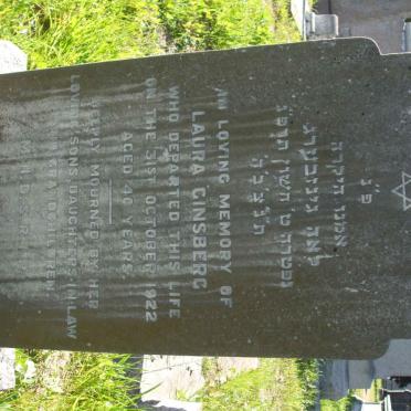 GINSBERG Laura  -1922 