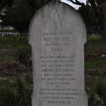 GOTSMAN Jacob -1940