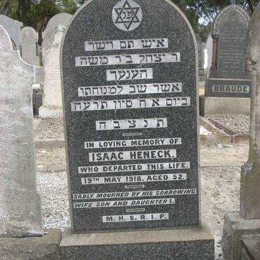 HENECK Isaac -1918