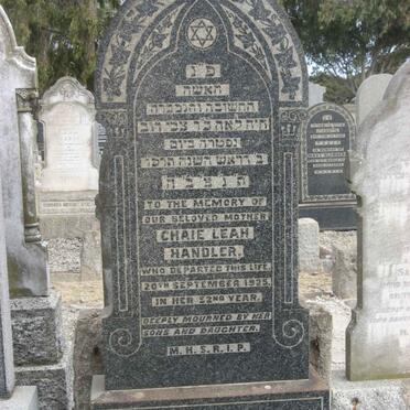 HANDLER Chaie Leah -1925