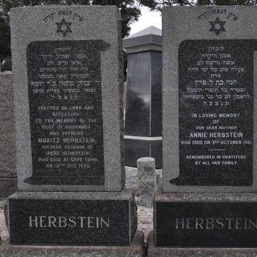 HERBSTEIN Moritz -1935 &amp; Annie -1961