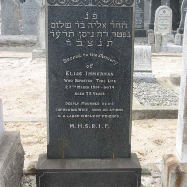 IMMERMAN Elias -1914