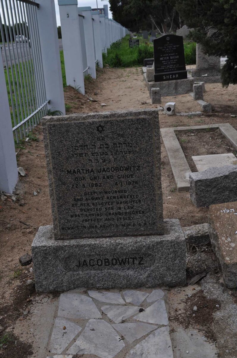 JACOBOWITZ Martha 1883-1976