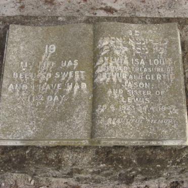 JASON Sylvia Isa Louie 1923-1942