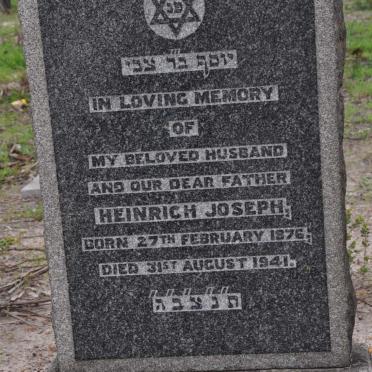 JOSEPH Heinrich 1876-1941