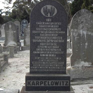 KARPELOWITZ Marcus -1930