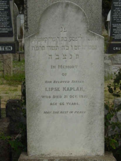 KAPLAN Lipse -1927