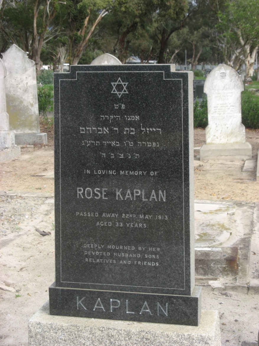 KAPLAN Rose -1913