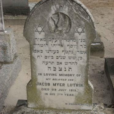 LUTRIN Jacob Myer -1915