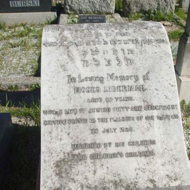 LIBERMAN Moses -1928 