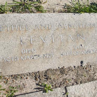 LEVITAN Abraham -1939 &amp; Ethel -1925 