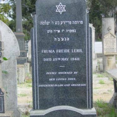 LEHR Fruma Freide -1940