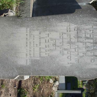 MICHALOWSKY Rachel  -1908