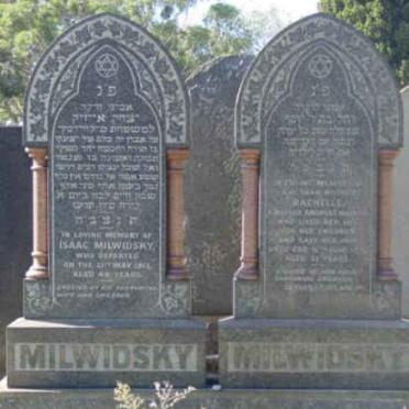 MILWIDSKY Isaac -1917 &amp; Rachelle