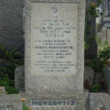 MOVSOWITZ Isaac -1937