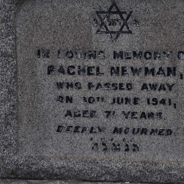 NEWMAN Rachel -1941