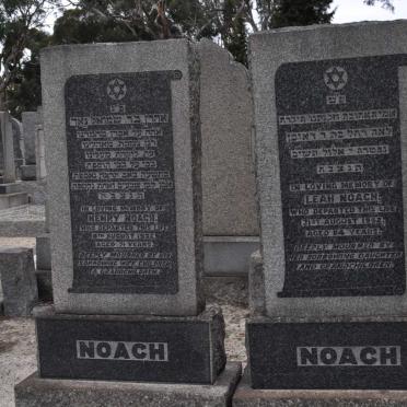 NOACH Henry -1935 &amp; Leah -1952