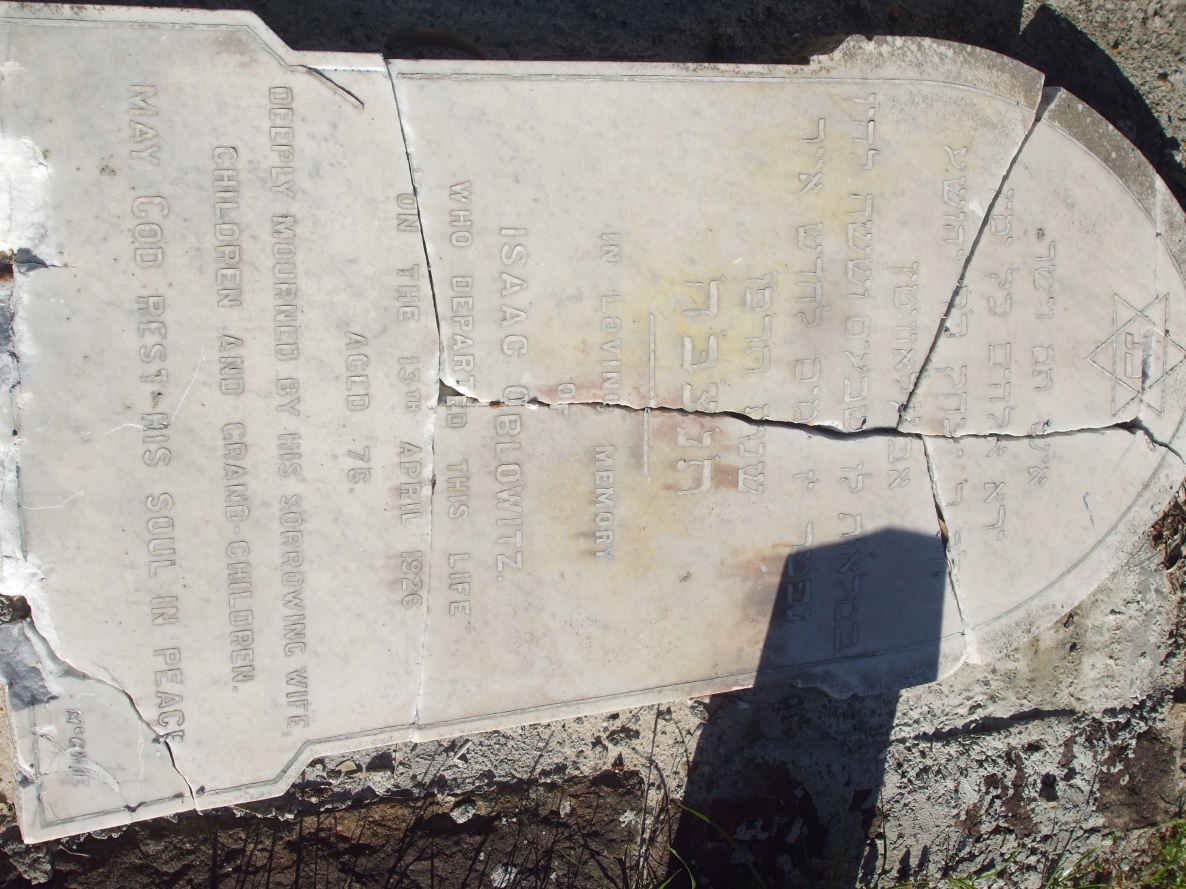 OBLOWITZ Isaac  -1926 