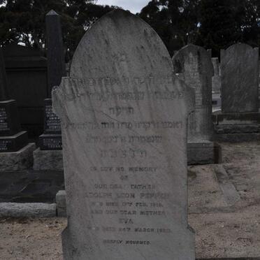 PEPPER Adolph Leon -1918 &amp; Eta -1920