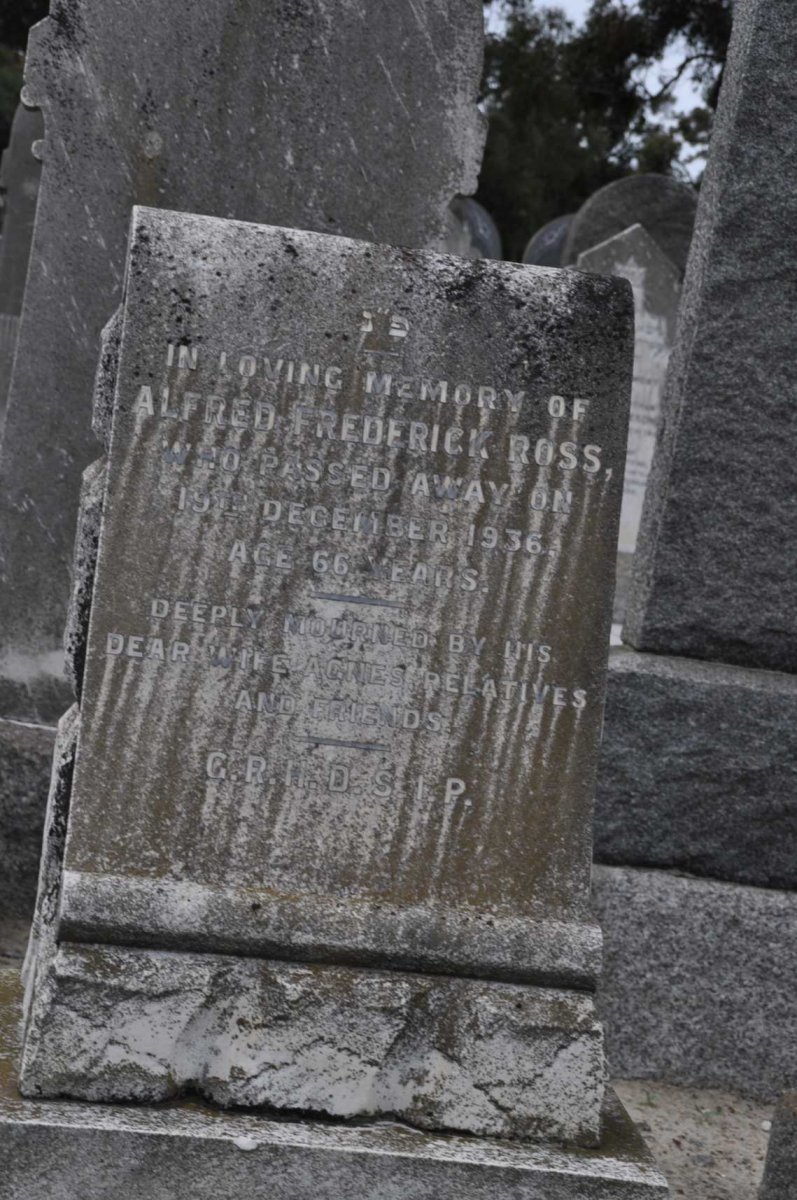 ROSS Alfred Frederick -1936