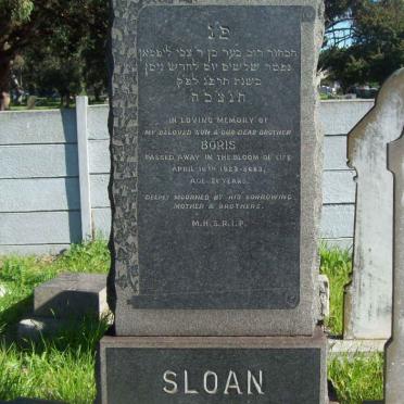 SLOAN Boris   -1923 