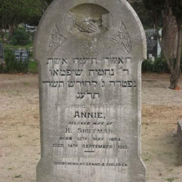 SHIFFMAN Annie 1884-1912