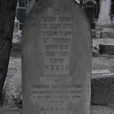 SILVERSTONE Hannah -1927