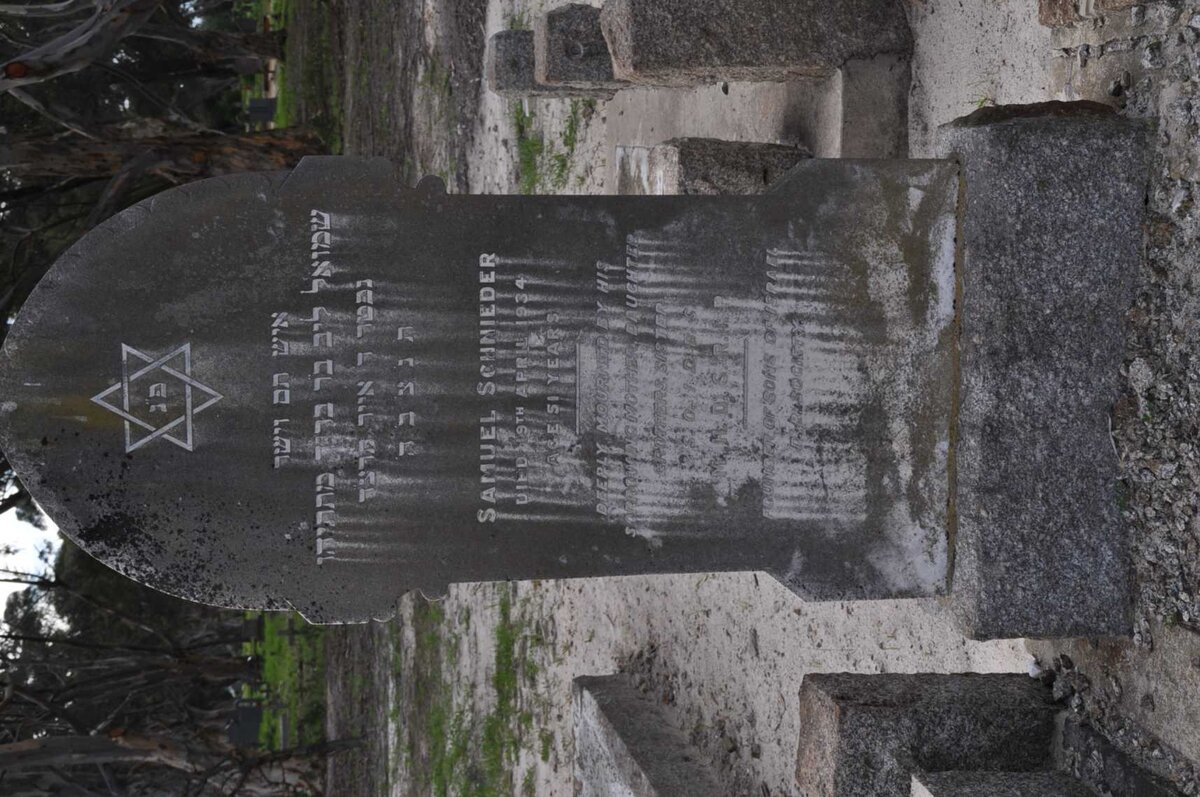 SCHNIEDER Samuel -1934