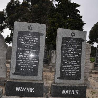 WAYNIK David -1940 &amp; Rissa -1936