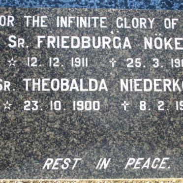 NOKER Friedburga 1911-1965 :: NIEDERKORN Theobalda 1900-1988
