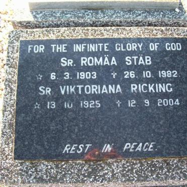 STAB Romaa 1903-1982 :: RICKING Viktoriana 1925-2004