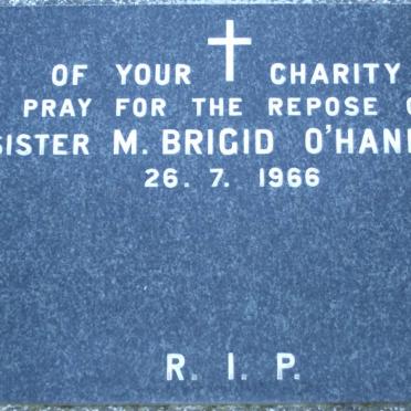 O'HANLON M. Brigid -1966