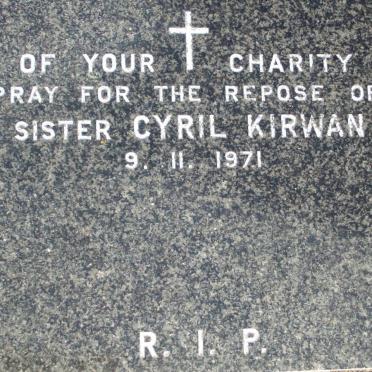 KIRWAN Cyril -1971