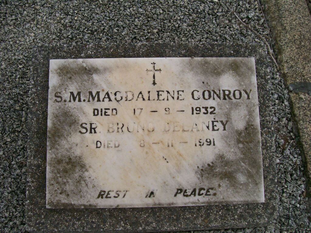 CONROY Magdalene -1932 :: DELANEY Bruno -1991