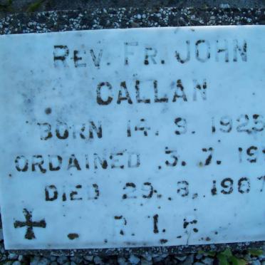 CALLAN John 1925-1987