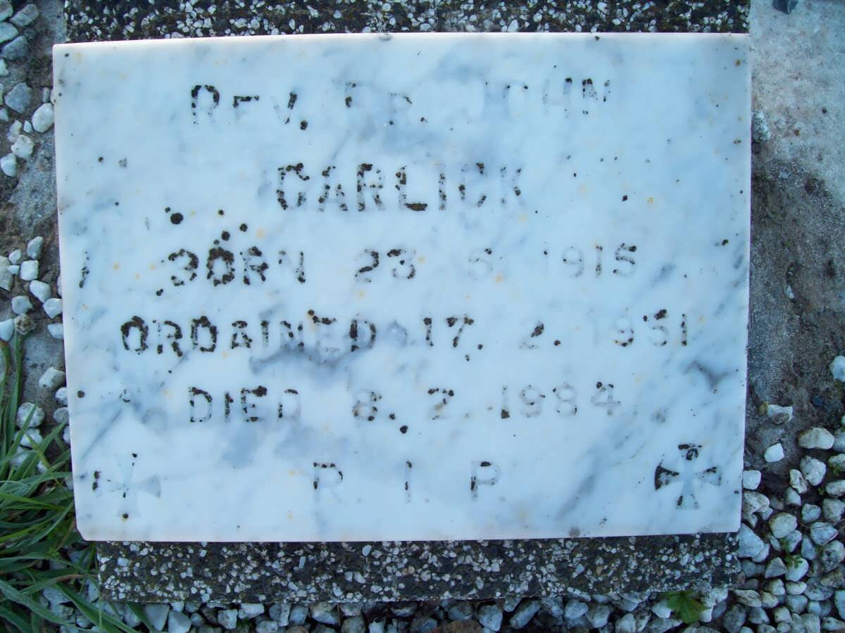 GARLICK John 1915-1984