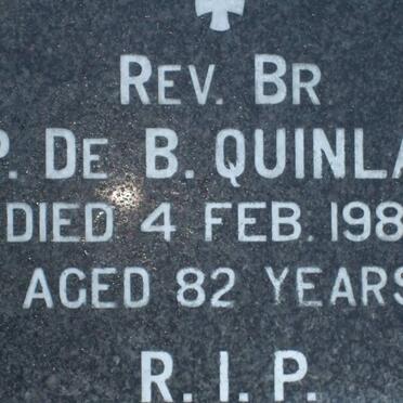 QUINLAN P. de B. -1987