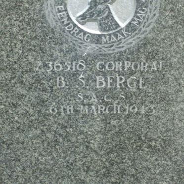 BERGE B.S. −1943