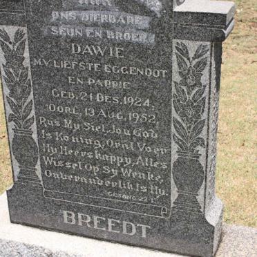 BREEDT Dawie 1924-1952