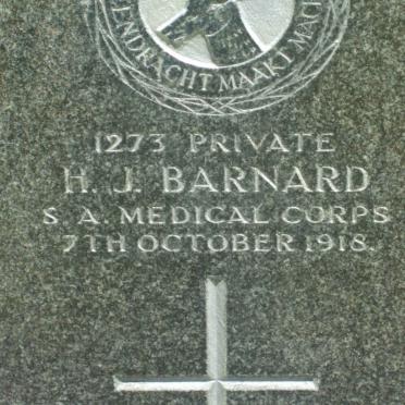 BARNARD H.J. −1918