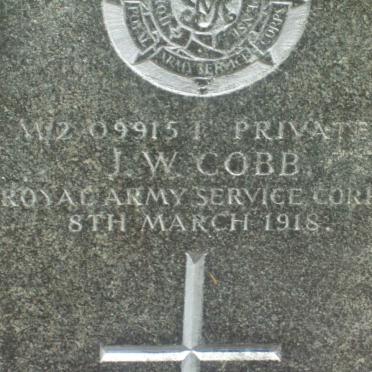 COBB J.W. -1918