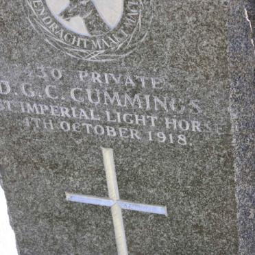 CUMMINGS D.G.C. -1918
