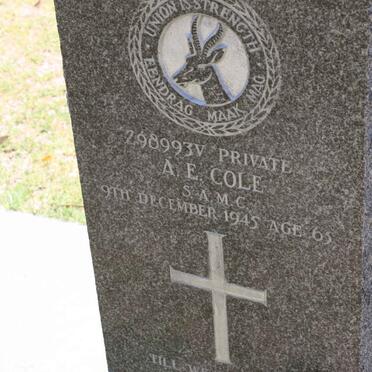 COLE A.E. -1945