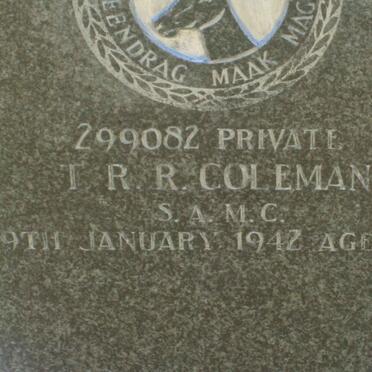 COLEMAN T.R.R. -1942