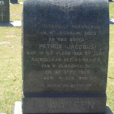 CLAASSEN Petrus Jacobus 1939-1959