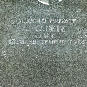CLOETE J. −1944