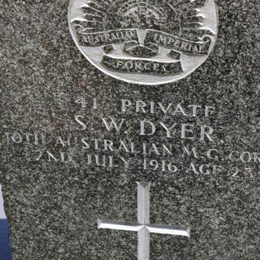 DYER S.W. -1916