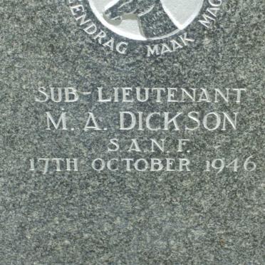 DICKSON M.A. −1946