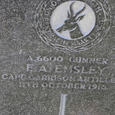 EMSLEY F.A. -1918