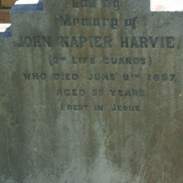 HARVIE John Napier -1897